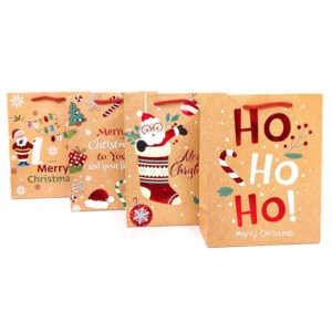 Bolsa de Regalo Navideña Kraft 26*32*10cm -Beifa ASB-9164M