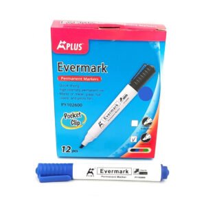 Marcador permanente biselado A Plus BY102600 -Azul