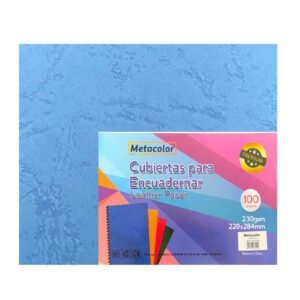 Cubiertas para Encuadernar premium (Azul) -Metacolor CL230-10(AZ)
