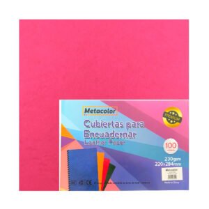 Cubiertas para Encuadernar premium (Rojo) -Metacolor CL230-11(RO)