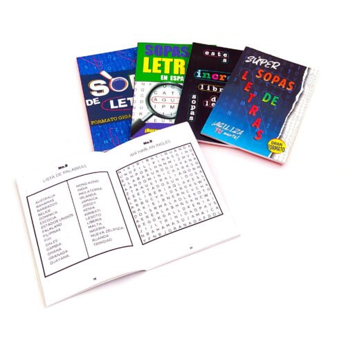 CMP235 Libro de Sopa de Letras Metacolor CMP235 - 13 x 19.5 cm