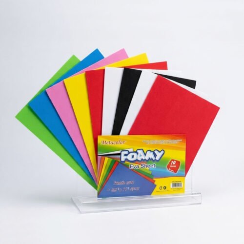 Foamy Liso Surtido Carta (10 Unidades) -Metacolor  FN-CT-00(SUR)