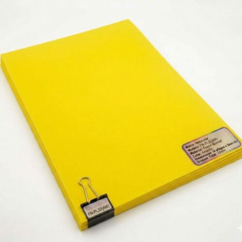Foami Metacolor – Pliego 47.5 cm x 70 cm x 2 mm (Pack de 10) Amarillo
