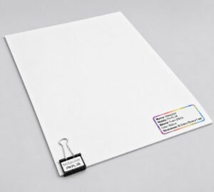 Foami Metacolor – Pliego 47.5 cm x 70 cm x 2 mm (Pack de 10) Blanco