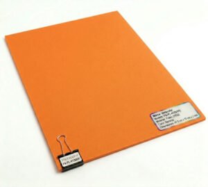 FN-PL-41(NAR) Foami Metacolor – Pliego 47.5 cm x 70 cm x 2 mm (Pack de 10) Naranja