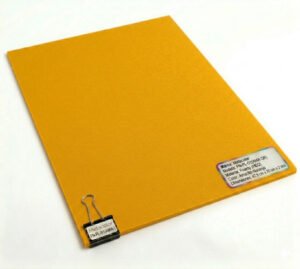 Foami Metacolor – Pliego 47.5 cm x 70 cm x 2 mm (Pack de 10) Amarillo Oscuro