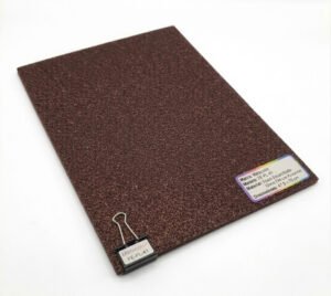 Foami Escarchado Metacolor - Pliego Grande (Pack de 10) Café Oscuro
