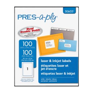 Hojas Adhesivas para Etiquetas – Press-a-Ply 30605