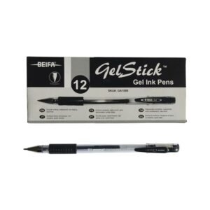GA1089(NEG) Bolígrafo de Gel Punta Fina Beifa -Negro