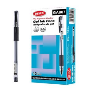 GA807-01B7 Bolígrafo de Gel Beifa GA807 - Punta 0.5mm (Negro)