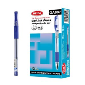 GA807-02B7 Bolígrafo de Gel Beifa GA807 - Punta 0.5mm (Azul)