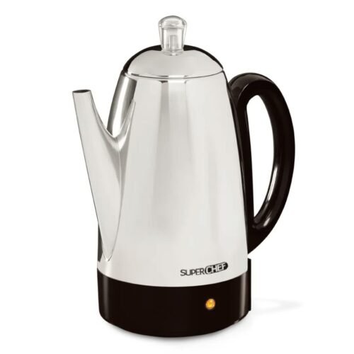MSB-KN001 Cafetera Percoladora Eléctrica 12 Tazas -SuperChef MSB-KN001