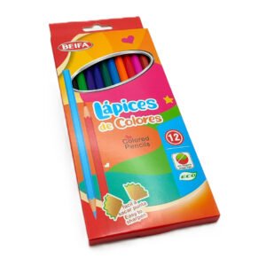 Lápices de Colores BEIFA MK1-12 – Caja de 12 Colores