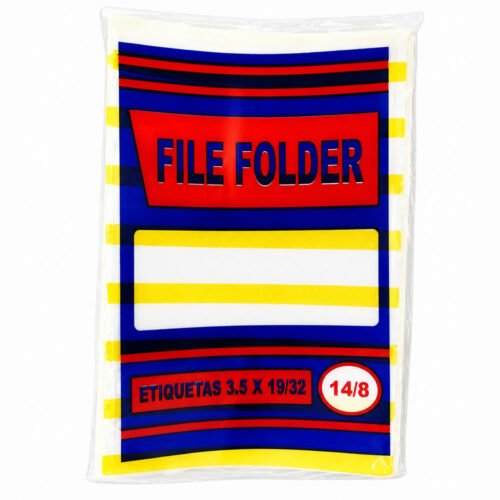 file folder Etiquetas Adhesivas para Folder 3.5" x 19/32"