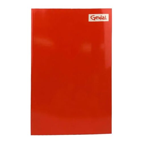 Cuaderno Unico Largo 400 Pag Con Forro Genial Cuaderno Único Largo "Genial" - 400 Páginas (Pasta Dura)