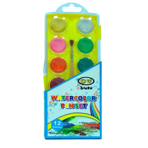 acuarelas AE-1012E Acuarelas 12 colores Metacolor AE-1012E