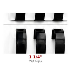 Anillos Plásticos para Encuadernación de 1 1/4"