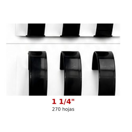 Anillos Plásticos para Encuadernación de 1 1/4"