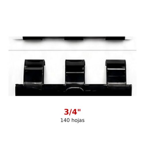 Anillos Plásticos para Encuadernación de 3/4"