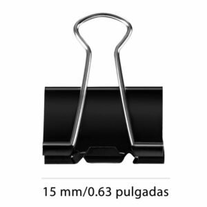 Binder clips 15mm Beifa FH500-15B