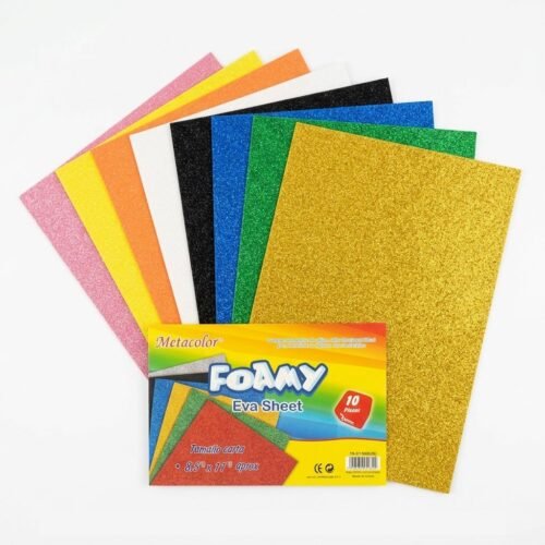 FE-CT-00(SUR) Fomi escarchado colores surtidos 8.5x11x2mm Beifa FE-CT-00(SUR)