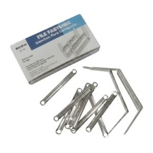Fasteners metal niquelados 80cm caj/50 Beifa GC-80