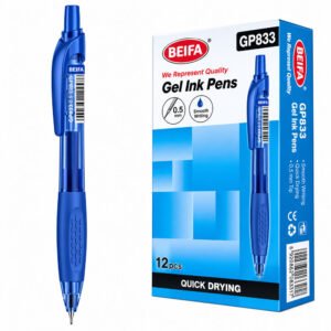 Bolígrafo de gel Azul -BEIFA GP833-02B7
